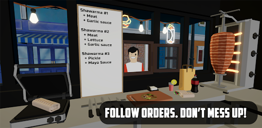 Shawarma Shop Simulator 3D screenshot 2